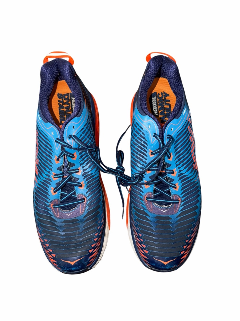 HOKA One One Arahi Men’s Running Shoes Blue Orange Size 12